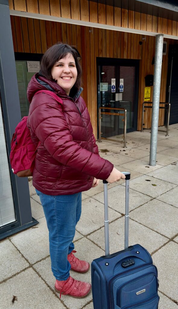 Lillie going for a short weekend break with her foster carers